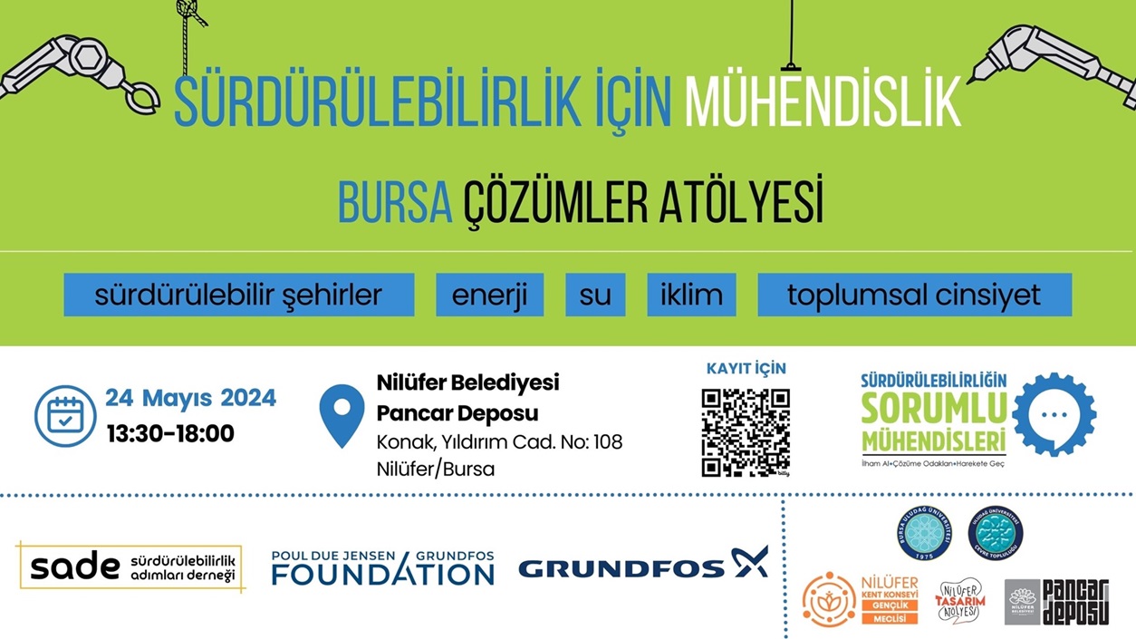 Sürdürülebilirlik için Mühendislik Çözümler Atölyesi 24 Mayıs’ta Bursa’da