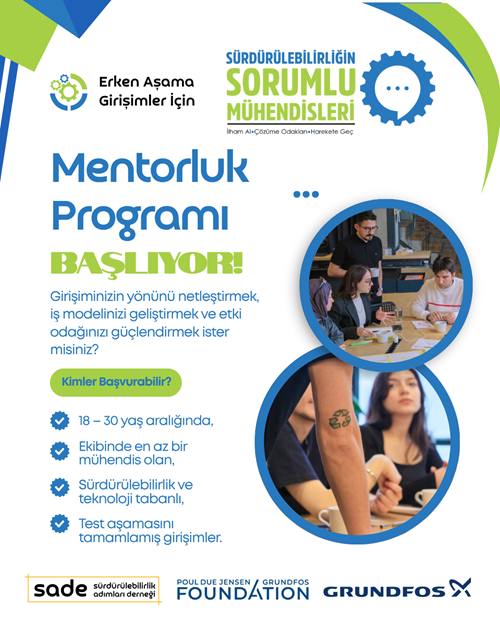 Erken Aşama Girişimler için Mentorluk Programı Başlıyor!