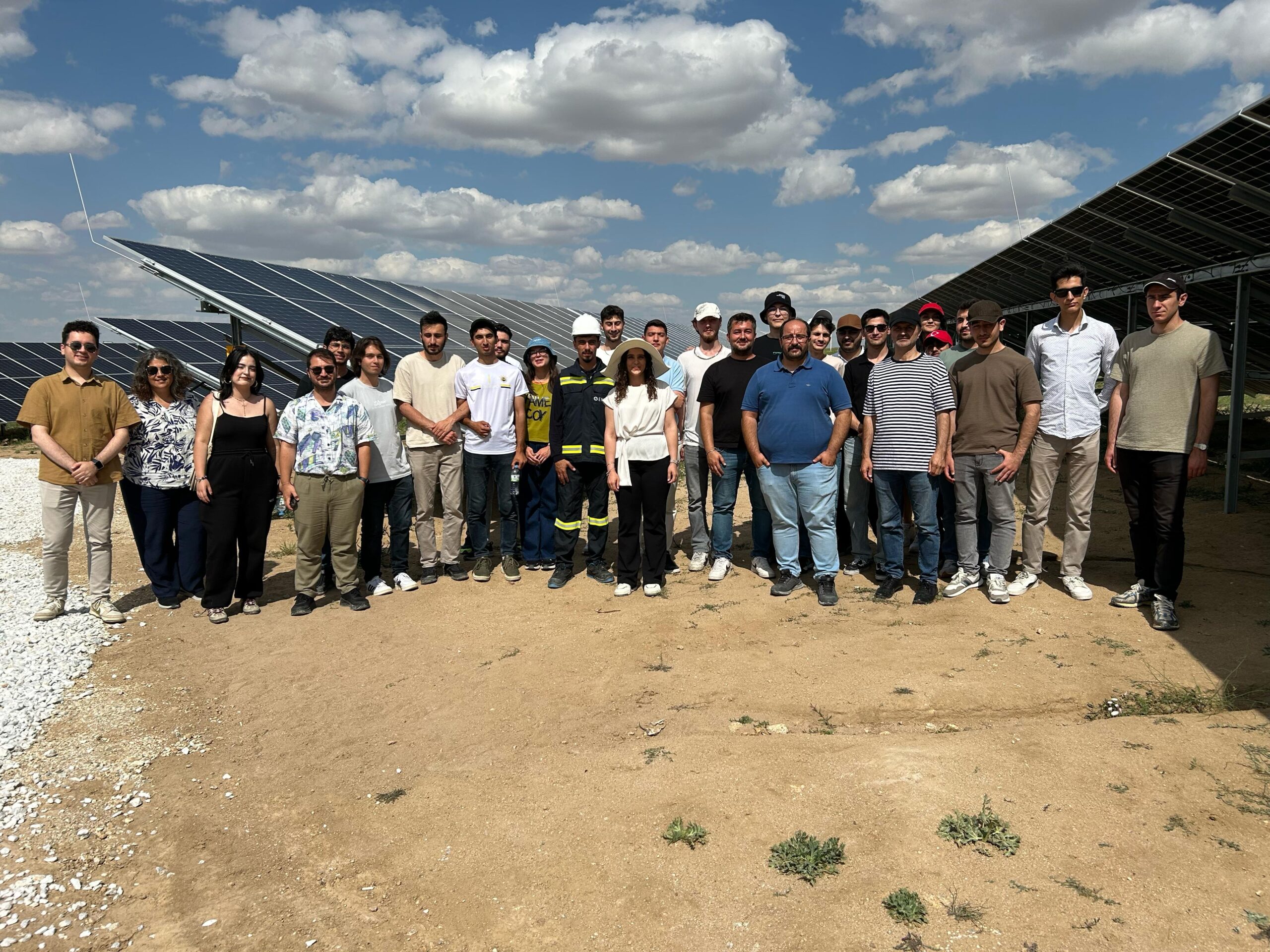 Hacettepe Üniversitesi ASO 1. OSB Meslek Yüksekokulu Öğrencileriyle GES Sahasını Ziyaret Ettik